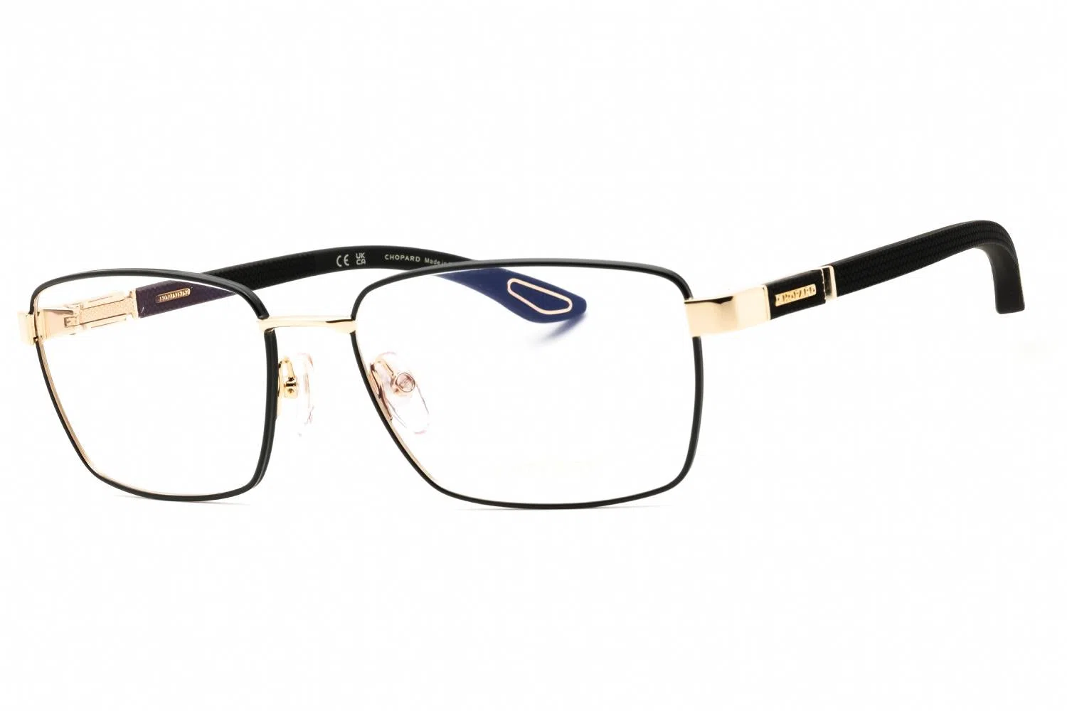 Chopard VCHG88 Eyeglasses - SHINY ROSE GOLD W/BLACK PARTS
