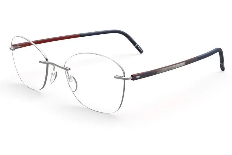 Silhouette The Wave Color Groove Demo Rimless 5567 Eyeglasses