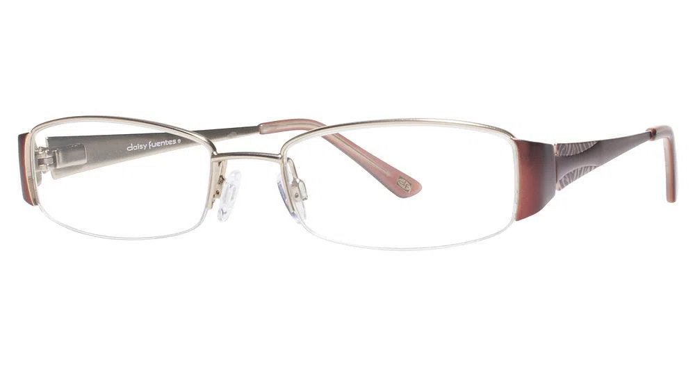 Daisy Fuentes DFFlora Eyeglasses - Gold