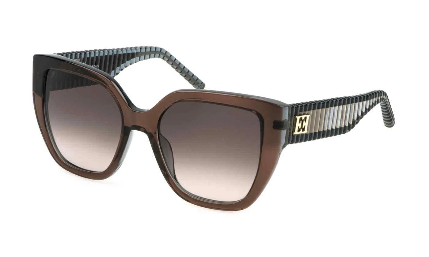 Escada SESE44 Sunglasses - GREY/TRANSP. BROWN (0XAS)