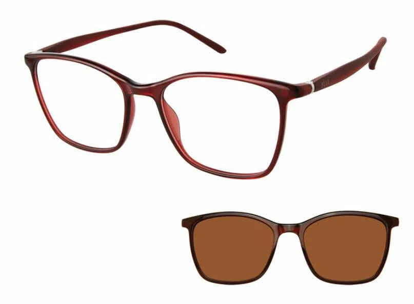 Elle EL13542C Eyeglasses-Clip on only - view 2