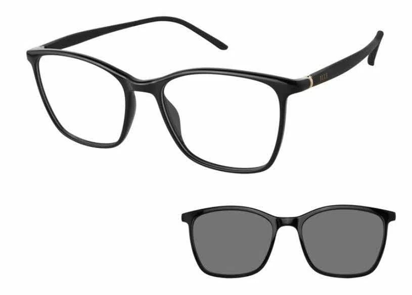 Elle EL13542C Eyeglasses-Clip on only - view 3