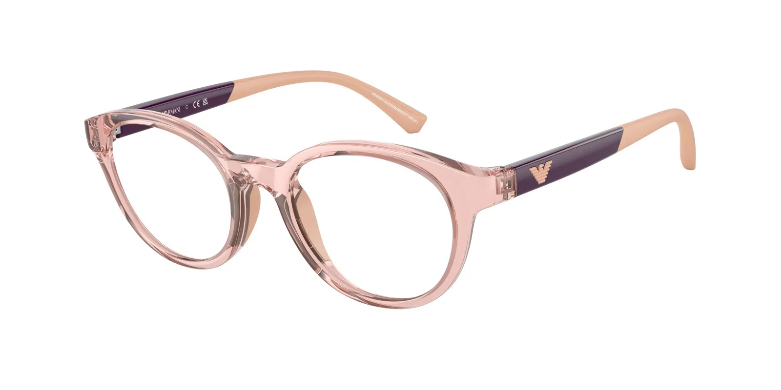 Emporio Armani Kids 3205 Eyeglasses - Transparent Pink