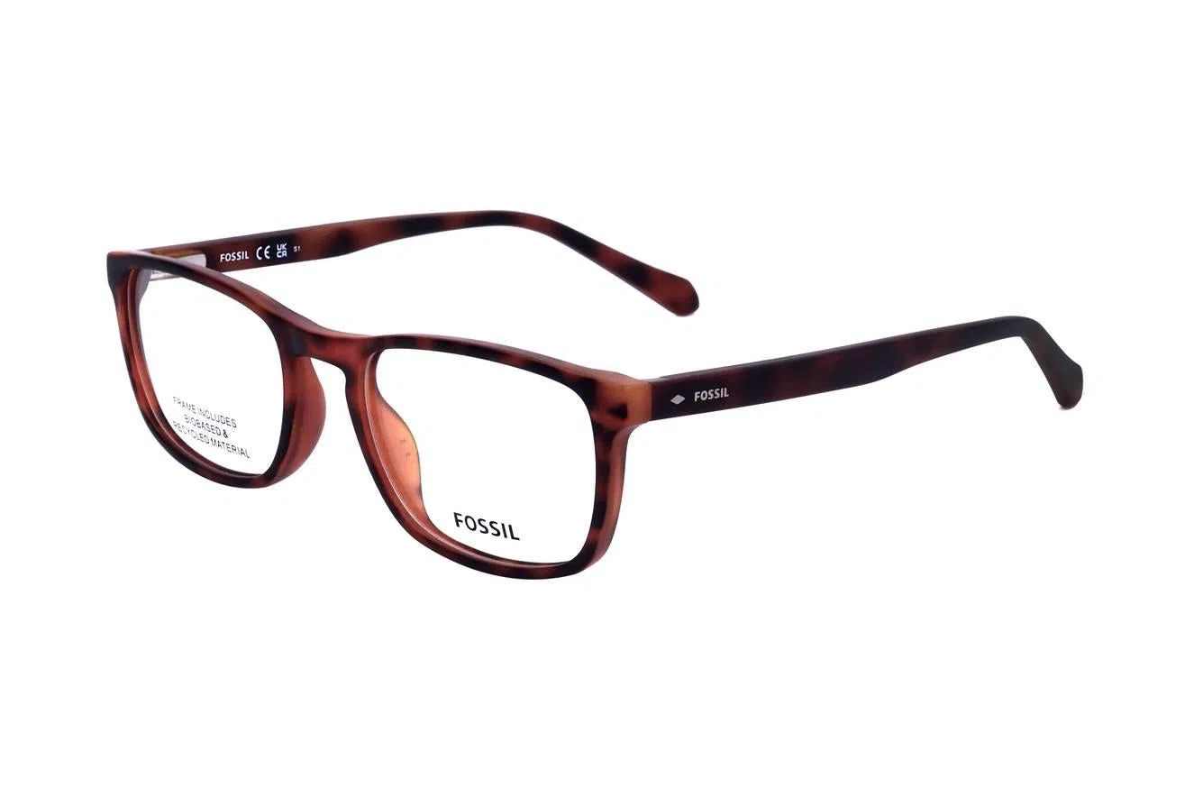 Fossil FOS7160 Eyeglasses - MATTE HAVANA - view 3