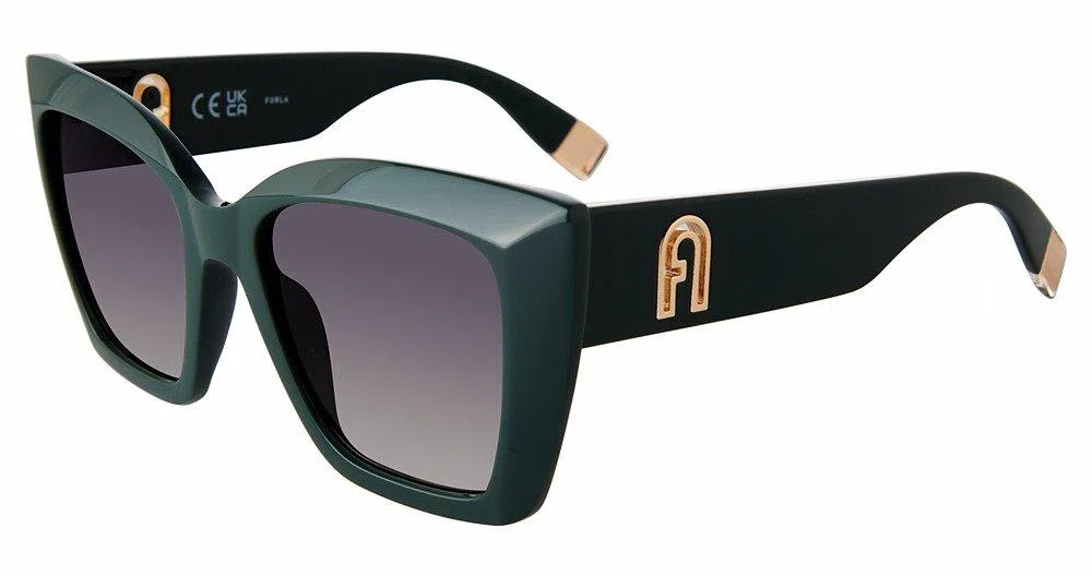 Furla SFU710 Sunglasses - GREEN (0D80)