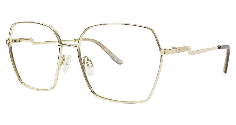 H Halston HH2007 Eyeglasses - Gold