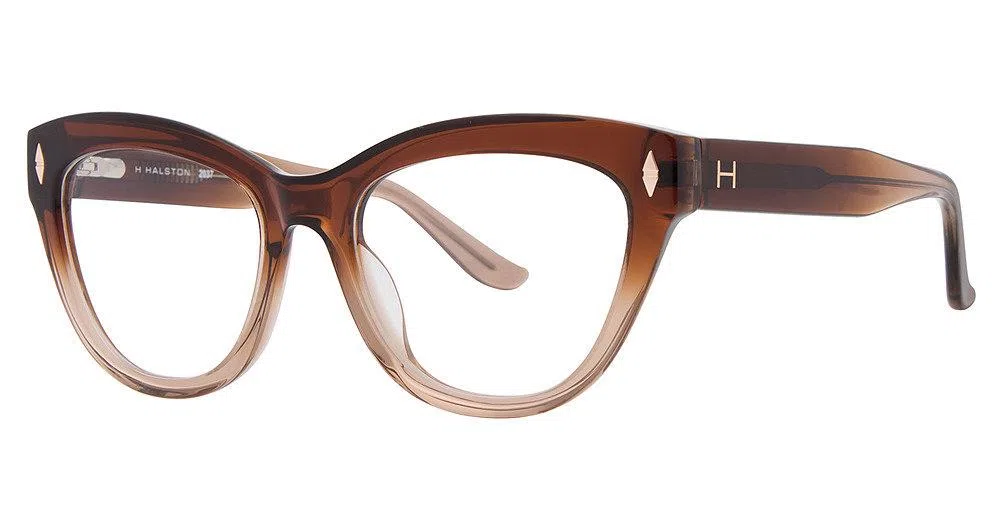 H Halston HH2037 Eyeglasses - Chestnut Fade