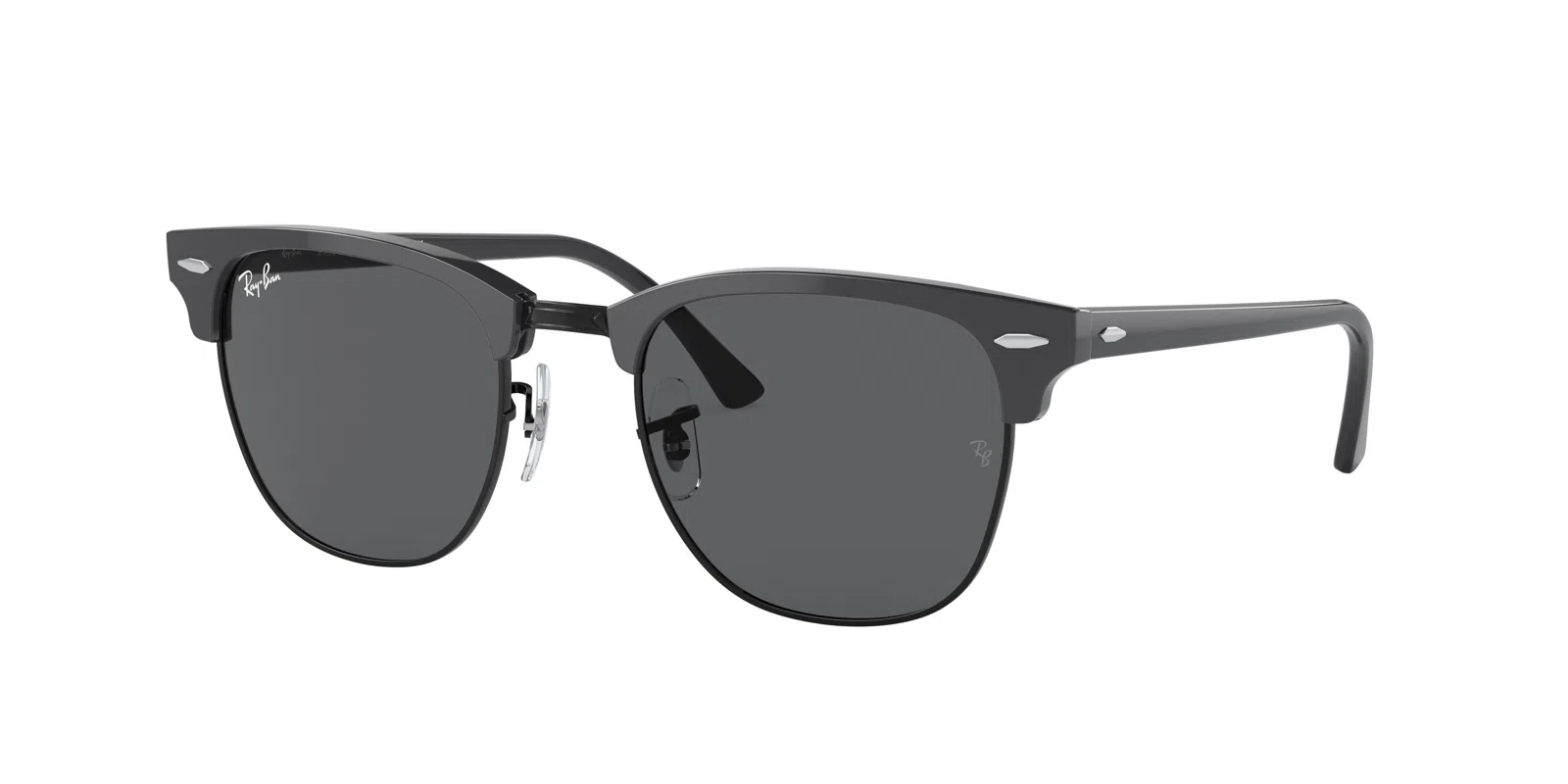 Ray-Ban Clubmaster 0RB3016 Sunglasses - Grey On Black