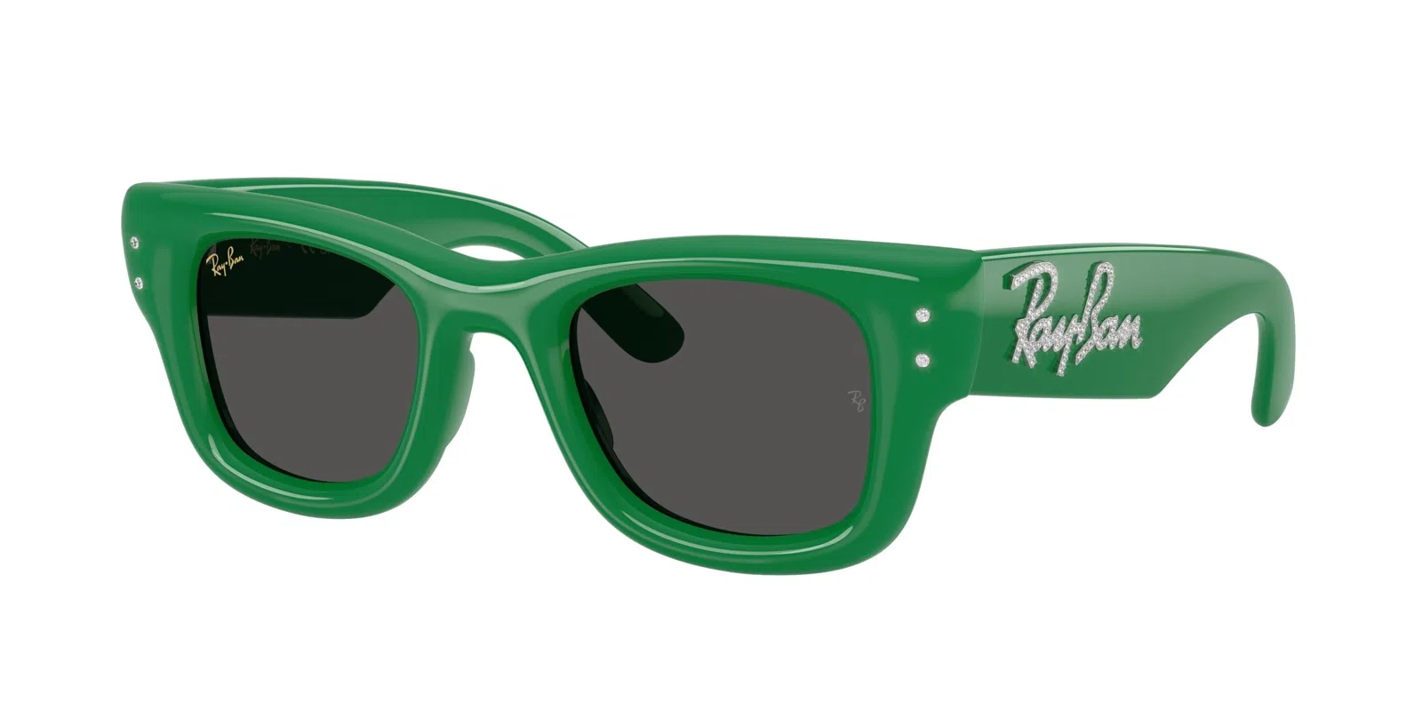 Ray-Ban Wayfarer Puffer 4940B Sunglasses - Green & Strass