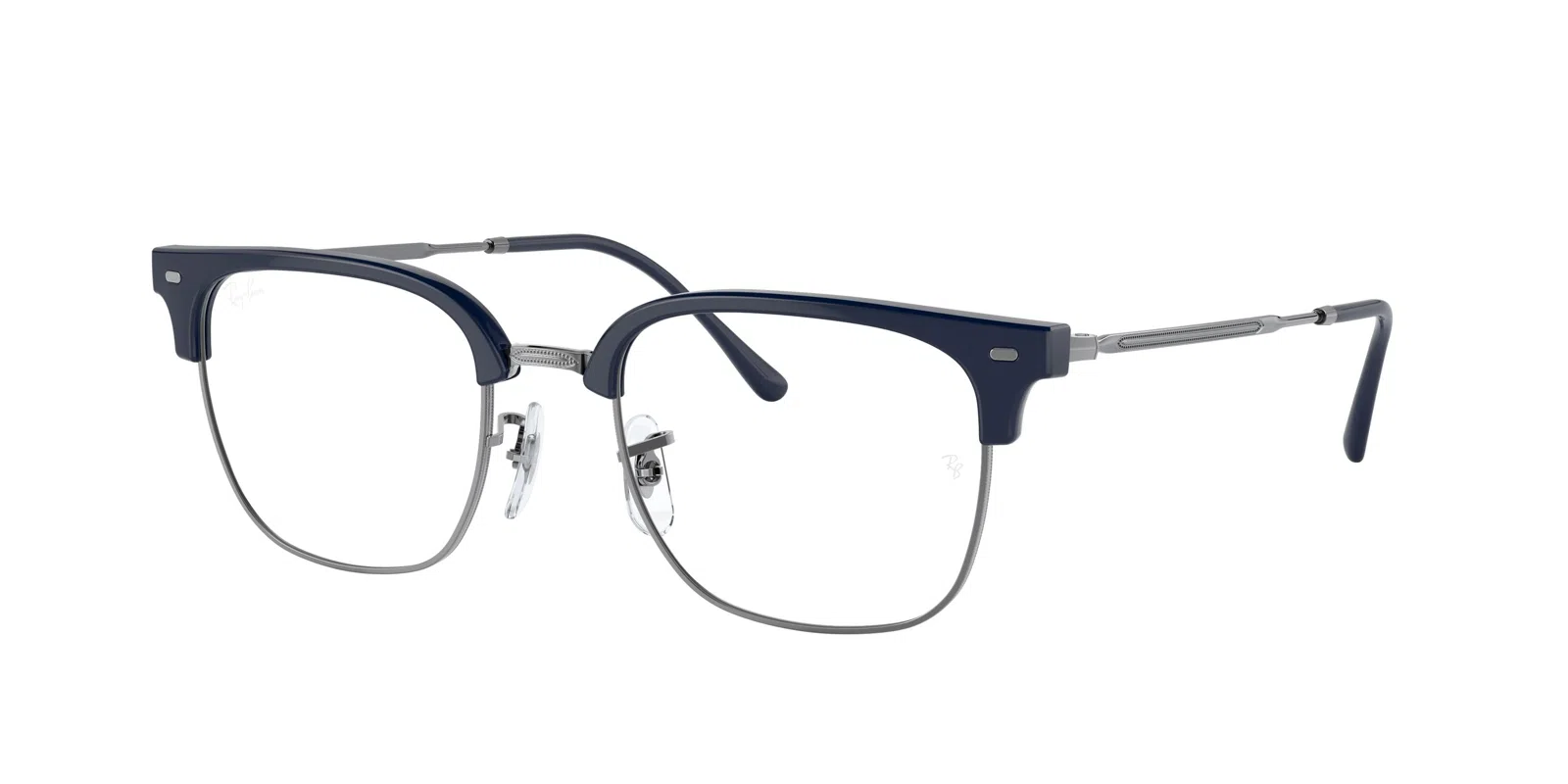 Ray-Ban New Clubmaster 7216 Eyeglasses - Blue On Gunmetal