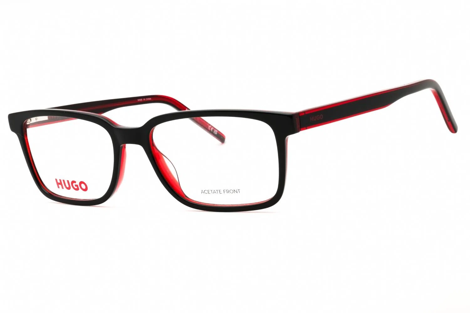 Hugo HG1245 Eyeglasses - HAVANA RED - view 3