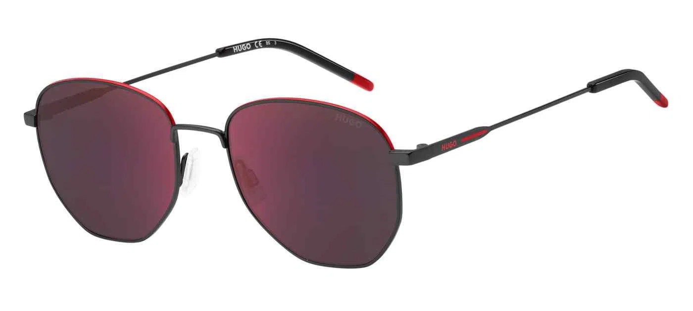 Hugo HG1178 Sunglasses - MATTE BLACK - view 4