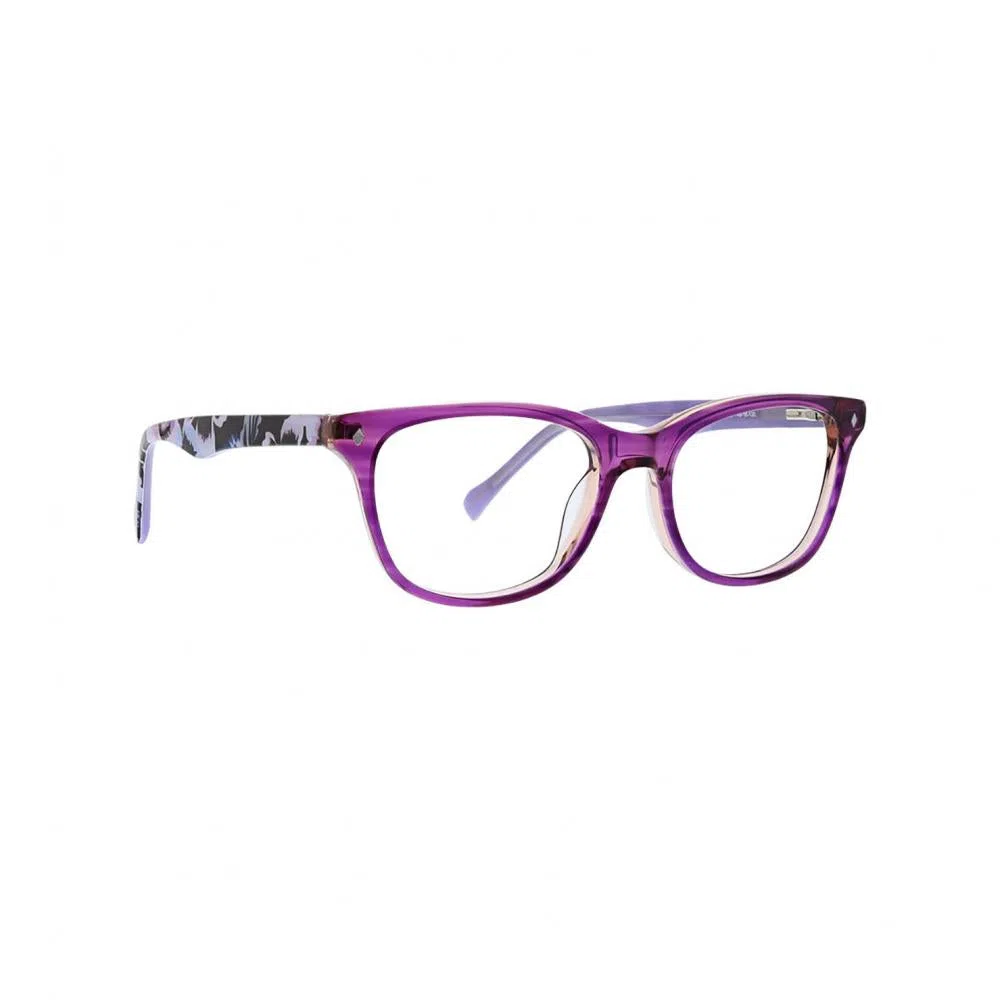 Vera Bradley VBMerit Eyeglasses - Plum Pansies