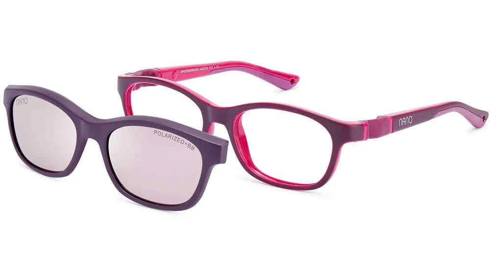 Nanovista CAMPER SC 3.0 Eyeglasses - CLIP CAMPER SC 3.0 MT PURPLE RASPBERRY W/CLIP