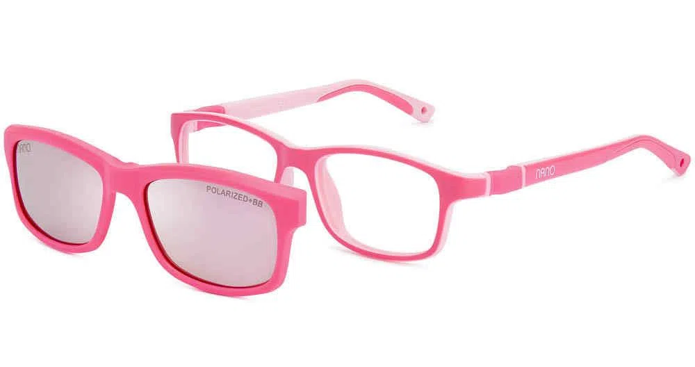 Nanovista CREW SC 3.0 Eyeglasses - CLIP CREW SC 3.0 MT PINK W/CLIP