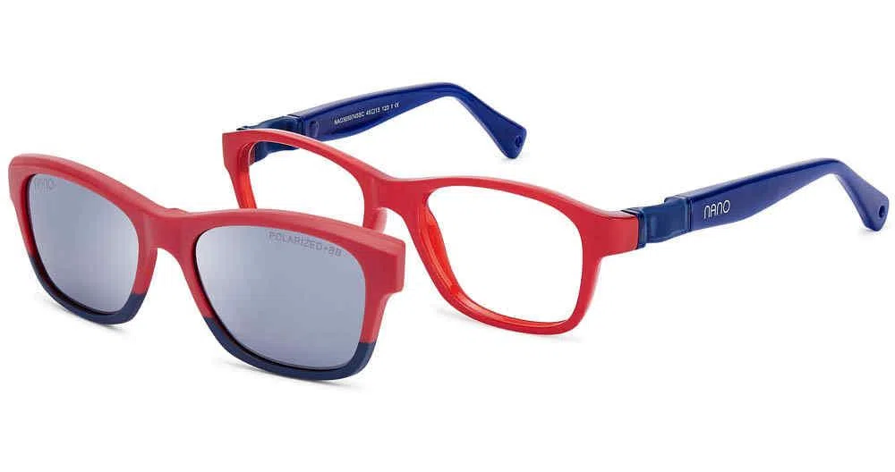 Nanovista GAIKAI SC 3.0 Eyeglasses - CLIP GAIKAI SC 3.0 MT RED NAVY W/CLIP