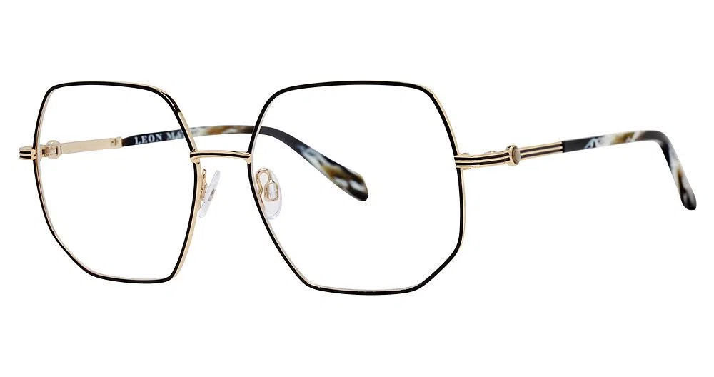 Leon Max LM4107 Eyeglasses - Black/gold