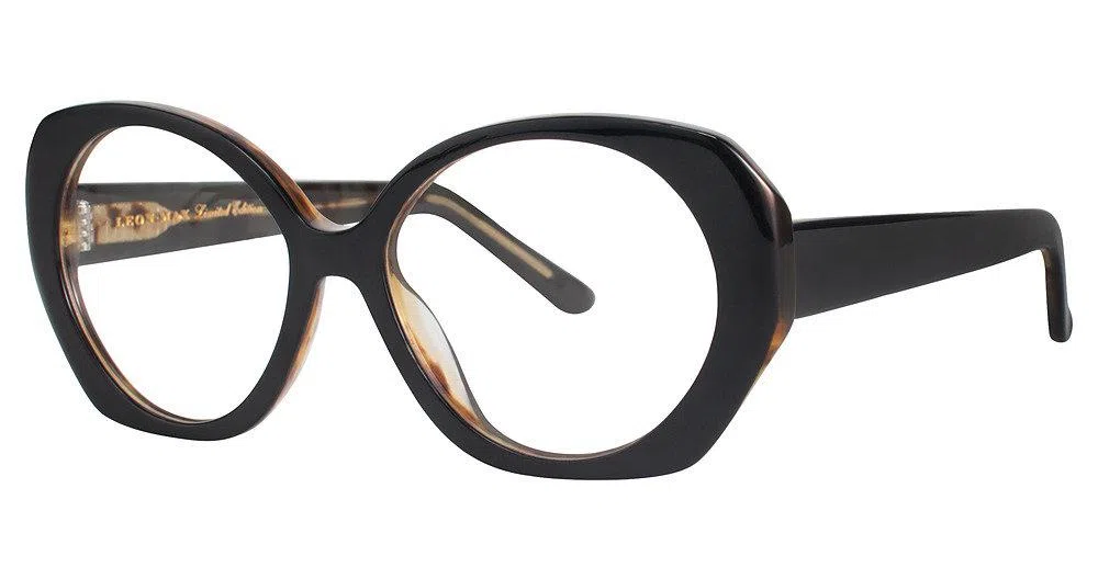 Leon Max LM6015 Eyeglasses - Black/tort