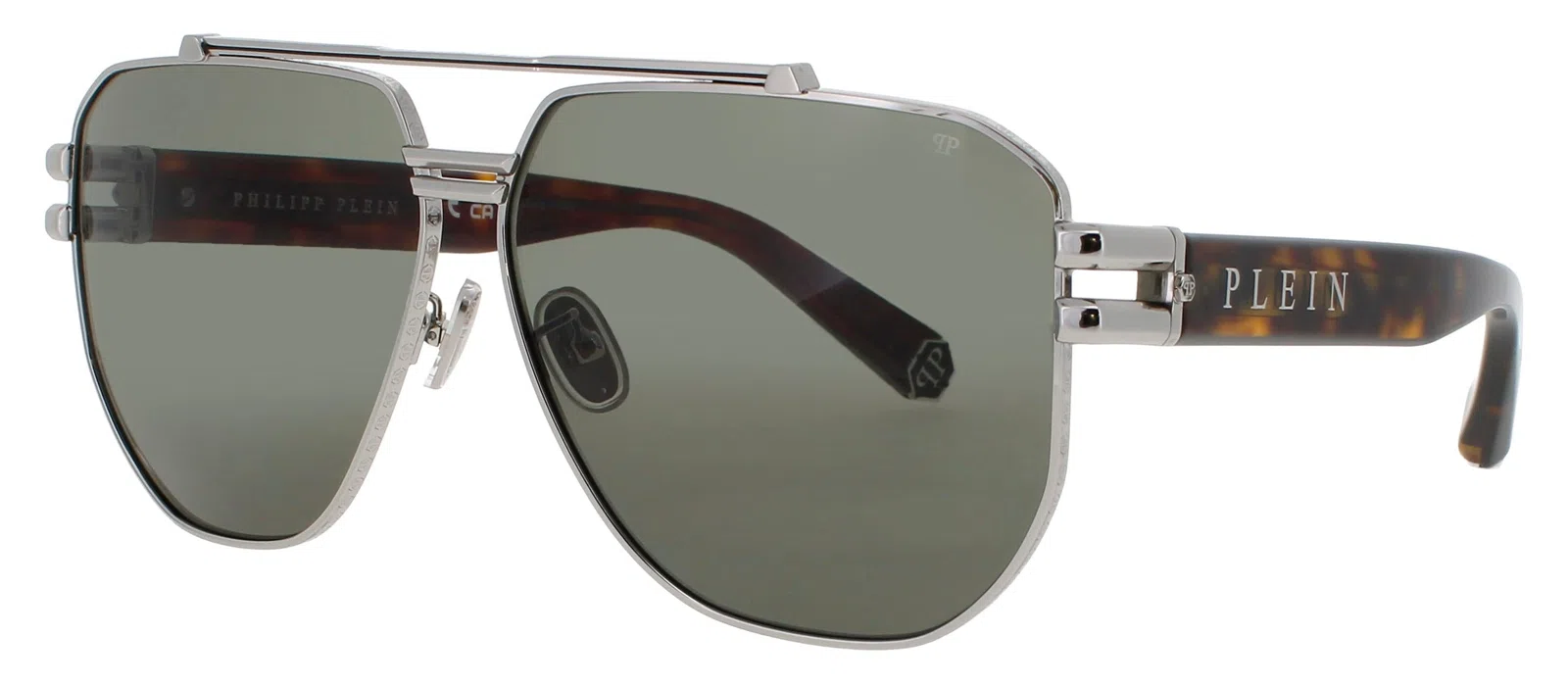 Philipp Plein SPP185 Sunglasses - Palladium/black