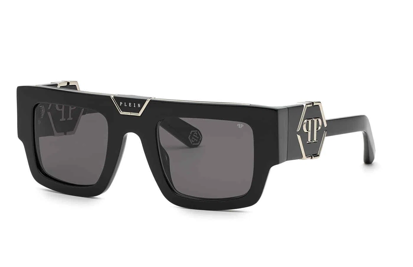 Philipp Plein SPP092M Sunglasses - SHINY BLACK -700Y