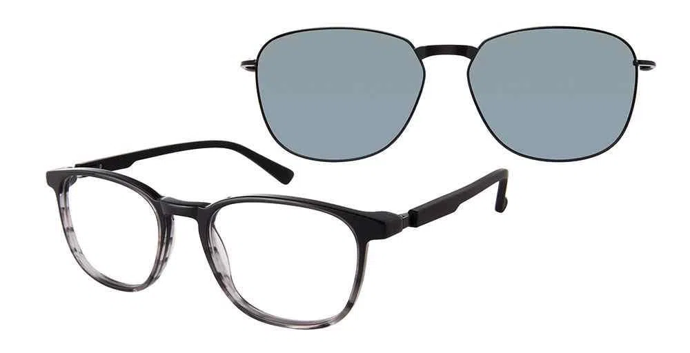Revolution REV-TRAVIS-w/Clip Eyeglasses