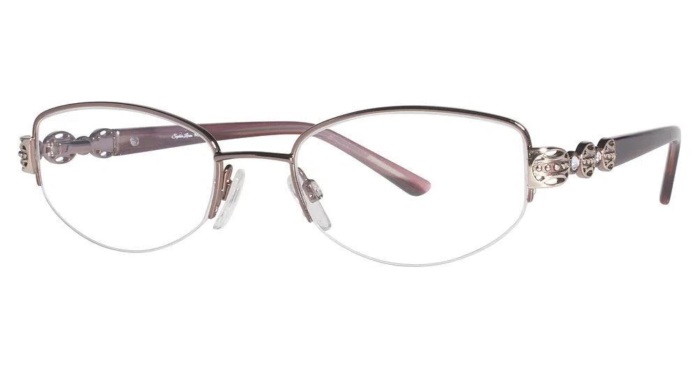 Sophia Loren SLM231 Eyeglasses - Cognac