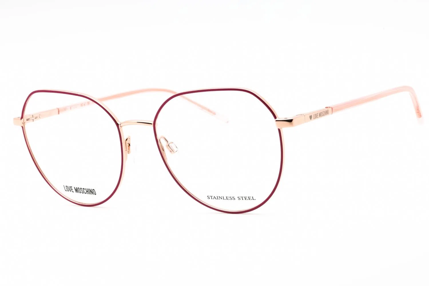 Moschino Love Mol560 Eyeglasses - PINK GOLD