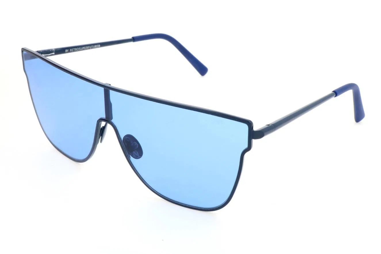 Retrosuperfuture LENZFLATTOPBLUE Sunglasses - view 3
