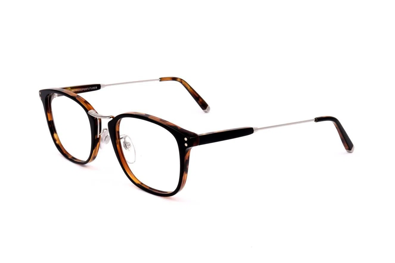 Retrosuperfuture NUMERO44NERO_HAVANA Eyeglasses - view 3