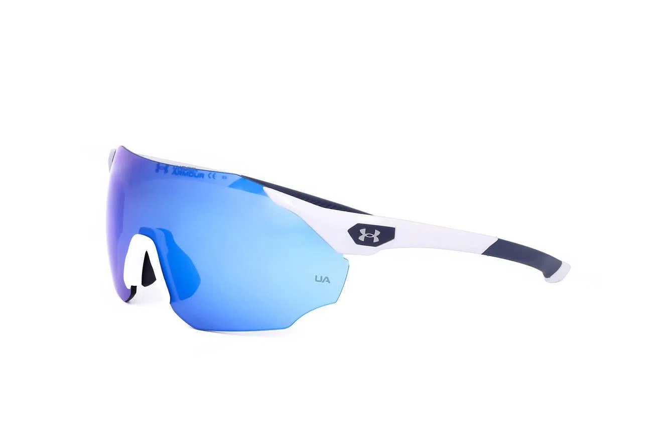 Under Armour UAHAMMER_F Sunglasses - WHITE BLUE - view 3