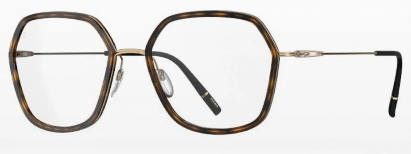 Silhouette Dynamics Colorwave Contour 4569 Eyeglasses - Gold / Havanna