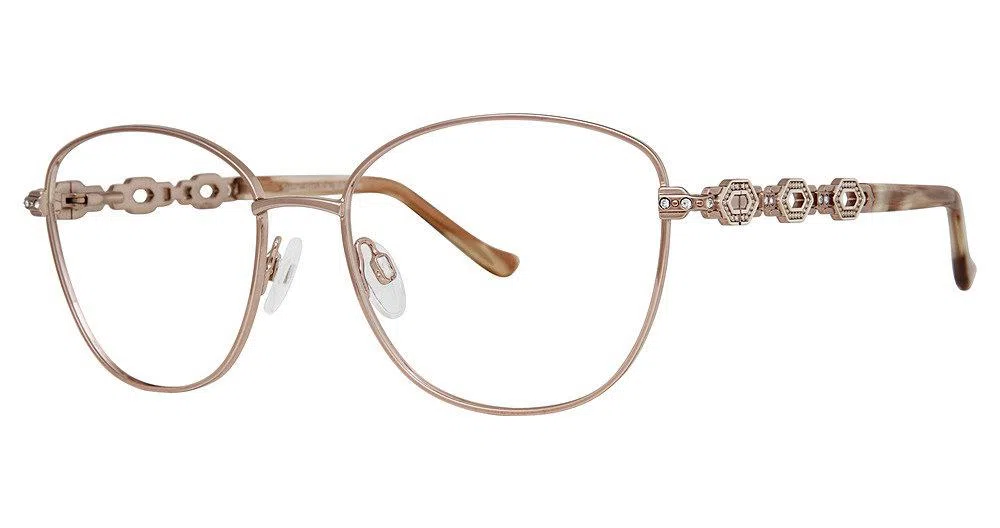 Sophia Loren Beau Rivage SLBR90 Eyeglasses - Tan/gold