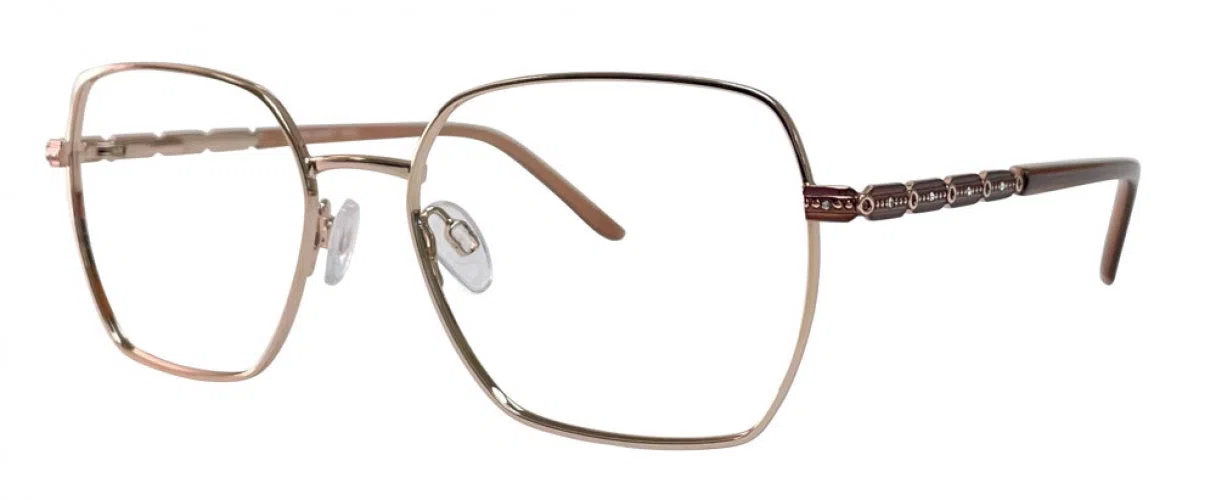 Sophia Loren SLM325 Eyeglasses - Rose Gold