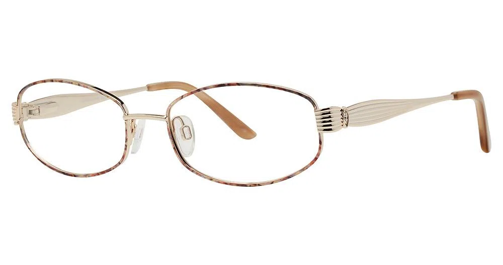 Sophia Loren SLM327 Eyeglasses - Gold Demi