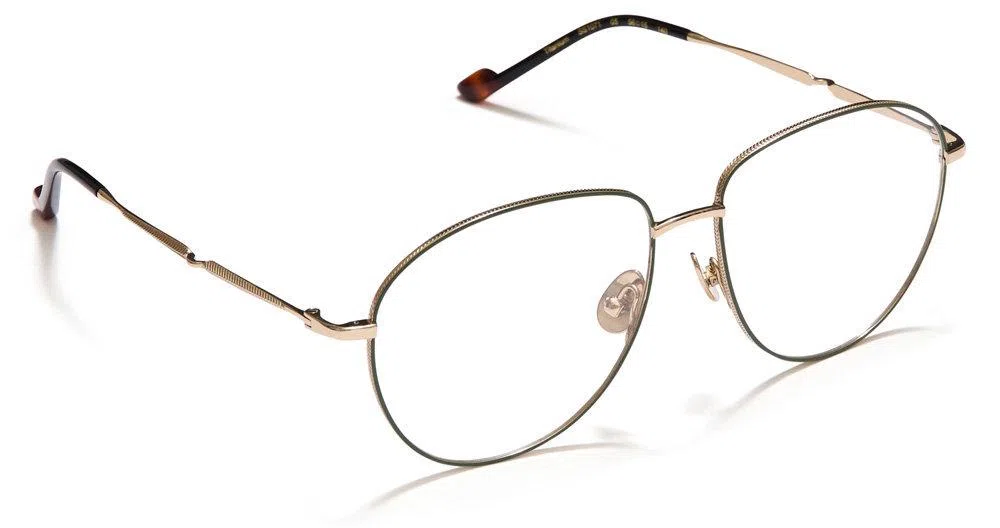 Sunday Somewhere SS1071 Eyeglasses - AMAZONITE GREEN GOLD