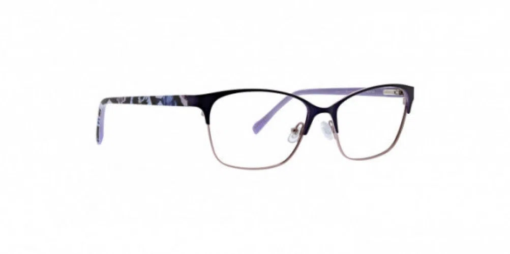 Vera Bradley VBSharon Eyeglasses - Plum Pansies