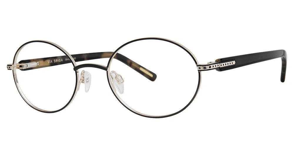 Via Spiga VSEnrica Eyeglasses - Black/gold